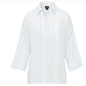 Worth New York Cotton Linen Blend Blouse